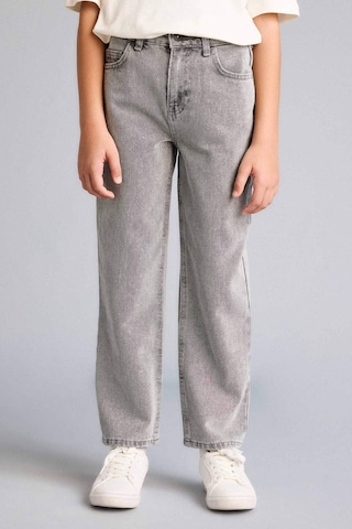 Defacto Wıde Leg Düz Paça Jean Pantolon Erkek Çocuk F8433a826smnm55 Gri-nm55