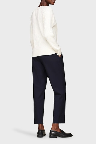 Tommy Hilfiger Kadın Triko Kazak Ekru