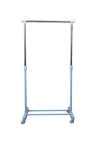 Tekerlekli Elbise Askılığı Çocuk Mavi