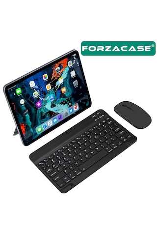 Tablet Telefon İçin Kare Tuş Bluetooth Klavye Mouse - Fc760 Beyaz