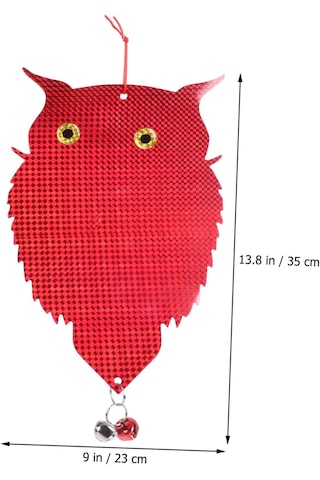 Kuş Engelleyici Baykuş,yansıtıcı Holografik Baykuş Kırmızı Ve Gü