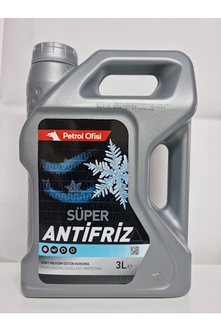 Petrol Ofisi Süper Antifriz 3 Lt - Yeşil Saf Antifriz Petrol Ofisi Süper Antifriz 3 Lt - Yeşil Saf Antifriz