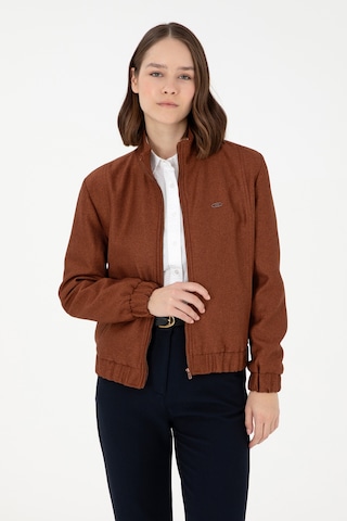 U.s. Polo Assn. Kadın Kahverengi Ceket 50292280-vr029 Kahverengi