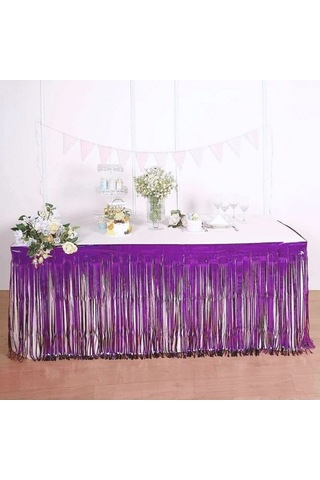 Metalize Mor Masa Eteği Tüm Yaşlar