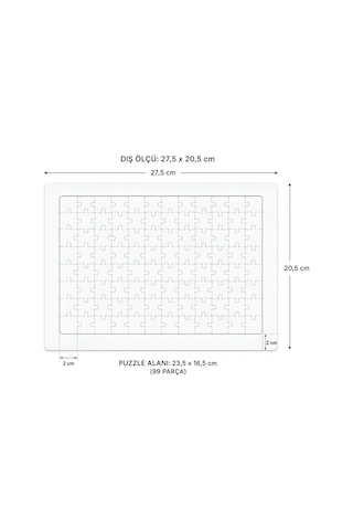Ghostbastır Design Sailor Mars 99 Parça Ayaklı Puzzle Dekoratif Çocuk Yapbozu 0136