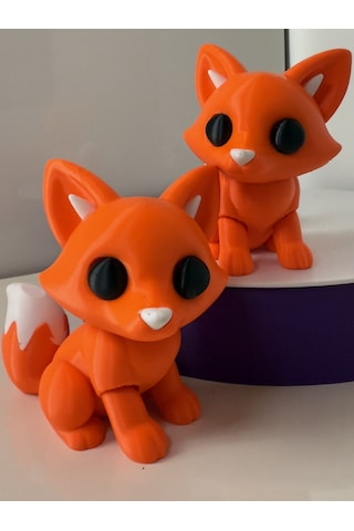 Turuncu Tilki Biblo 3d Baskı