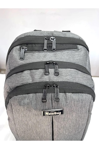Newbag 15,6 İnç Laptop Sırt Çantası-okul Çantası Gri