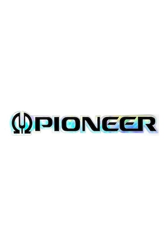 Pıoneer Hologramli Sticker - Oto Pıoneer Sticker -boyut 15x2,5 Cm 1 Adet