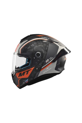 Mt Helmets Targo S B4 İvan Motosikler Kaskı Turuncu XL-