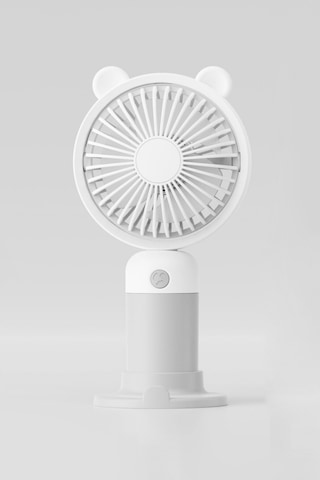 Taşınabililir Mini Usb Şarjlı 3 Kademeli El Masaüstü Vantilatör Fan Soğutucu Ym88216 Gri