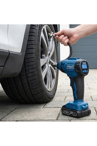 Scheppach C-AC20-X 20V 7 Bar Akülü El Kompresörü Akü ve Şarj Cihazı Dahil Değildir - 5909247900