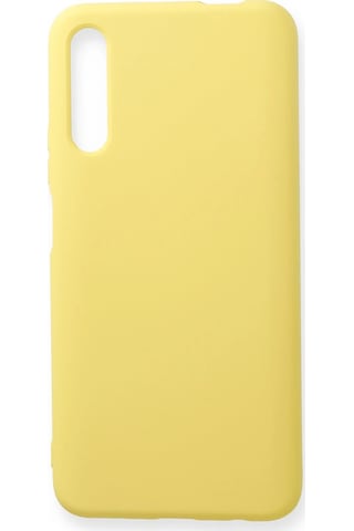Cosmotex Newface Huawei P Smart Pro / Y9s Kılıf Nano İçi Kadife Silikon - Sarı