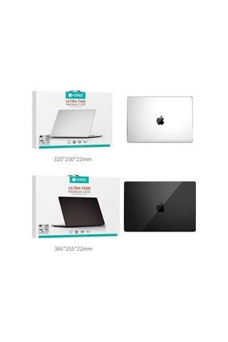 MacBook Air 13.6 İnç M2/m3 Uyumlu Ultra İnce Kristal Şeffaf Sert Kılıf A2681/a3113