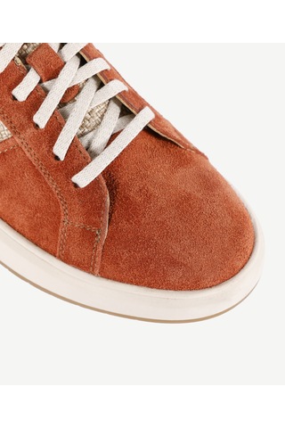 Yargıcı Hasır Detaylı Sneaker Kiremit