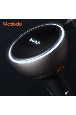 Mcdodo Cc-4850 80w Geri Çekilebilir Kablolu Hızlı Araç Çakmak Şarj Cihazı