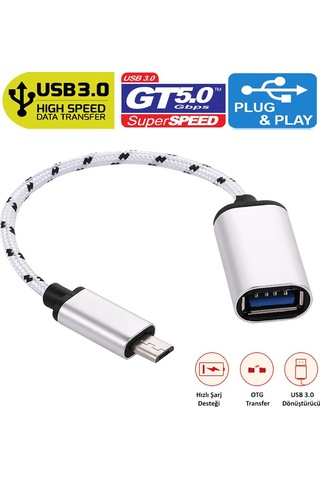 Gplus Mc318 Utv007 Chip Android Video Dvr Uyumlu Usb3.0 Otg Kablo