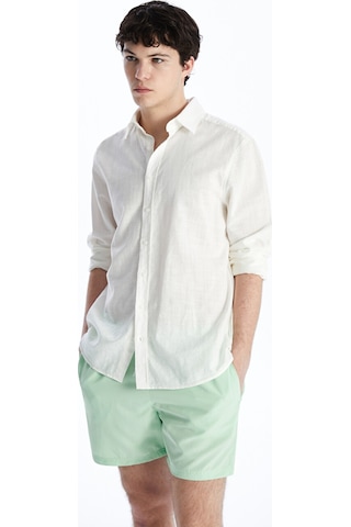 Lcw Swımwear Yeşil Kısa Boy Basic Erkek Deniz Şortu