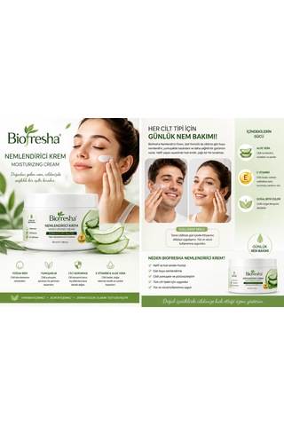 Biofresha Nemlendirici E Vitaminli Koruyuculu Krem 100 Ml
