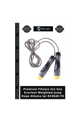 Premium Fitness Hız Güç Everlast Weighted Jump Rope Atlama İpi 833640-70