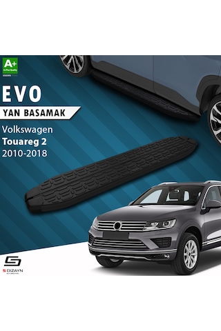 S-dizayn Vw Touareg 2 Evo Siyah Yan Basamak 193 Cm 2010-2018