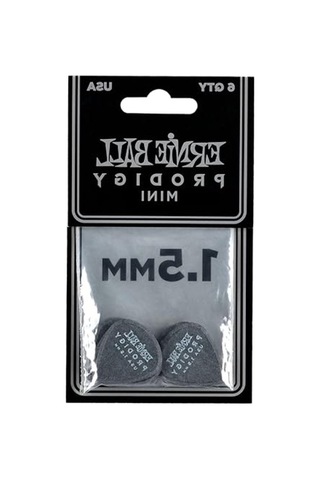 Ernie Ball 1.5mm Mini Prodigy Seçtikleri 6'lı Paket - Siyah