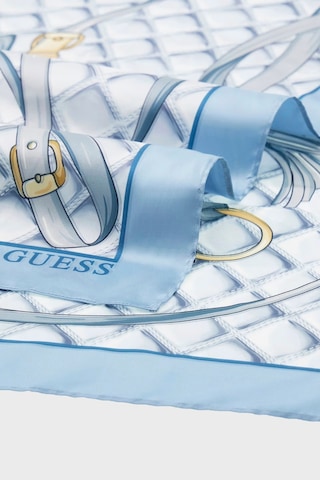 Guess Maxine Desenli 90 X 90 Cm Eşarp Aw5535pol03 Bayan Eşarp Aw5535 Pol03 Pdl Açık Mavi