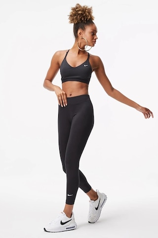 Nike Sportswear Essentials Mid Rise 7/8 Leggings Black Pamuklu Kadın Spor Tayt Siyah