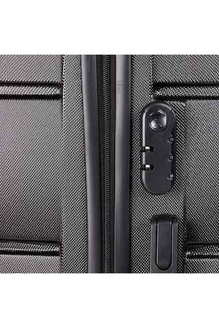 Yefa Dayanıklı Unisex 4 Tekerlekli 3'lü Set Plastik Valiz Seti