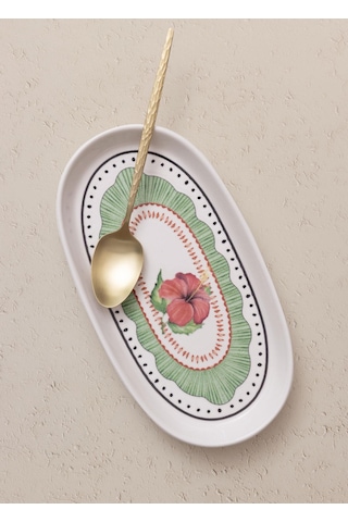 The Mia Spring Oval Servis 2li 26 Cm Çok Renkli