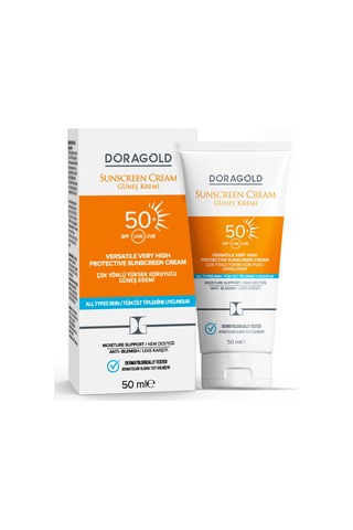 Doragold SPF 50+ Leke Karşıtı Çok Yönlü Güneş Kremi 2 x 50 ML