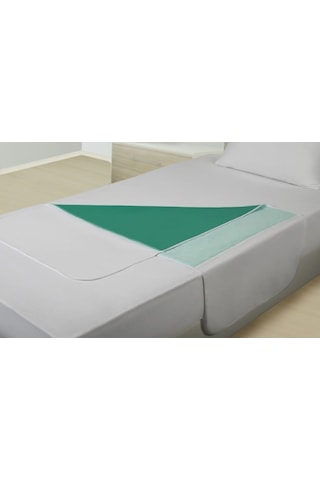 Abso 75 x 90 CM Yıkanabilir Sıvı Geçirmez Kanatlı Vinyl Yatak Koruyucu
