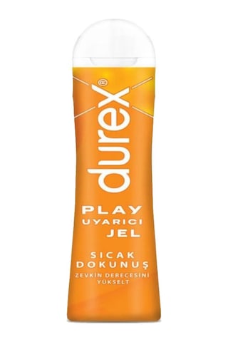 Durex Play Sıcak Dokunuş Bay Bayan Uyarıcılı Jel 100 Ml + Siyah Deri Şaplak + Hediye