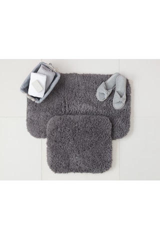 Madame Coco Sheep Banyo Paspası 1kbapa05262'li Büyük Boy Set-antrasit Antrasit