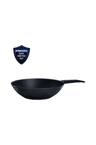 Karaca  Biodiamond Antibakteriyel Kulp Wok Tava 28 Cm