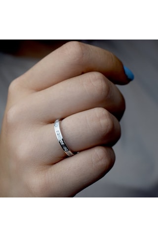 Bagetli Tamtur Pırlanta Yüzük