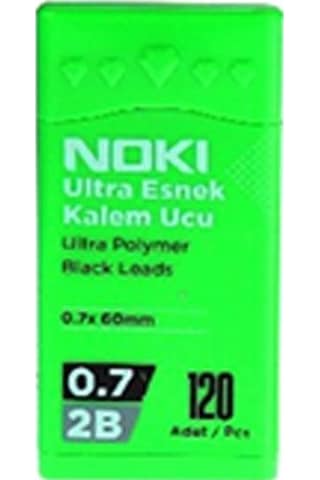 Noki Kalem Ucu Ultra Esnek 0.7 MM 2b Siyah 120'li Yeşil