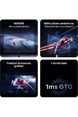 Xiaomi G Pro 27i P27QBA-RGPGL 27" 1 MS 2K Pivot Ips 180 Hz Oyuncu Monitörü (Teşhir)