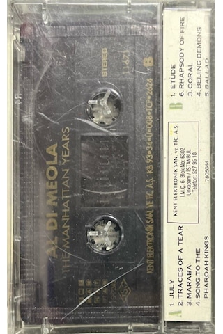 Plak Değildir Kaset Tir Kaset The Best Of Al Di Meola The Manha
