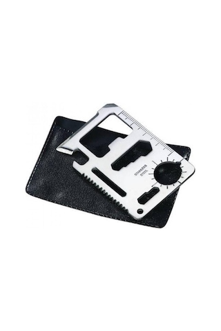 2 Adet Survival Acil Durum Kit Yardım Kartı 11 Fonksiyon Çok Renkli