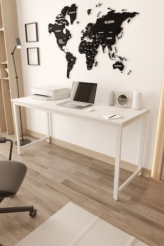 Çalışma Bilgisayar Ofis Masası 60x160 Cm - Beyaz