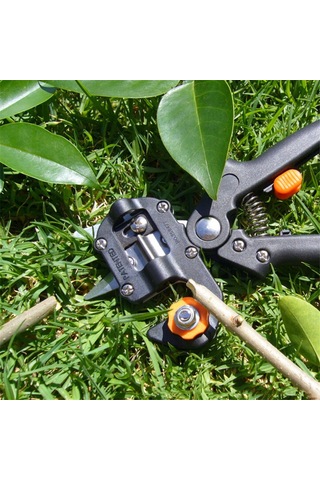 Sones Bahçe Profesyonel Aşılama Kesme Aleti / Aşı Budayıcı / Sebze Meyve Ağacı İçin Aşı Makası Siyah