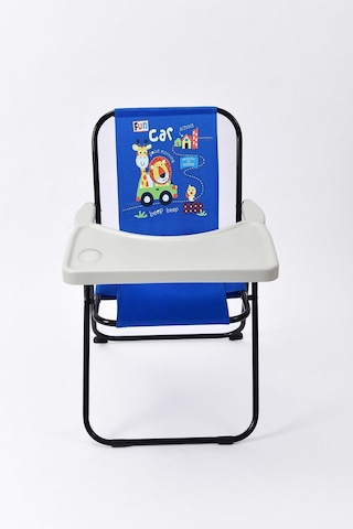 Exent 2-6 Yaş Fun Car Lüx Çocuk Piknik Sandalyesi-mini Kamp Sandalyesi-mavi Çok Renkli