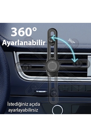 Ally B099 Ayarlanabilen Araç Içi Havalandirma Telefon Tutucu- 5775 Renkli