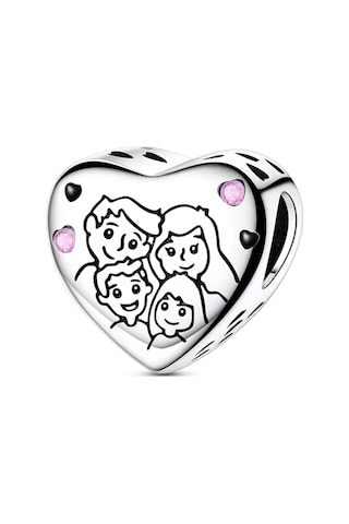 Canım Ailem Boncuk Charm Gümüş Canım Ailem Boncuk Charm Gümüş