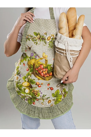 Kuhna V Gorosek Kadın Mutfak Önlüğü 217351036 Yeşil