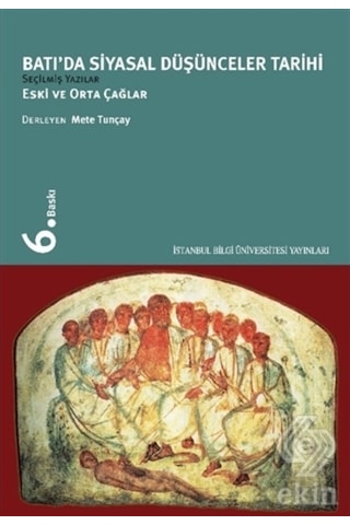 Batı'Da Siyasal Düşünceler Tarihi 1/Mete Tunçay 9789756176498