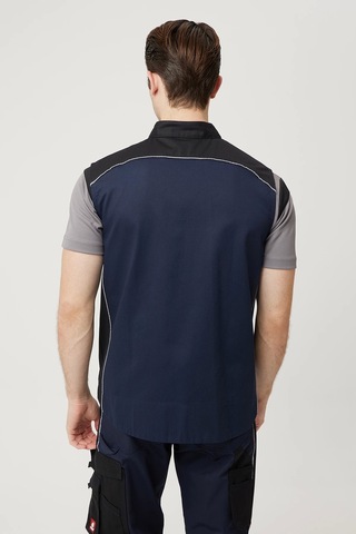 Allium Yazlık İş Ve Outdoor Yelek Lacivert-siyah