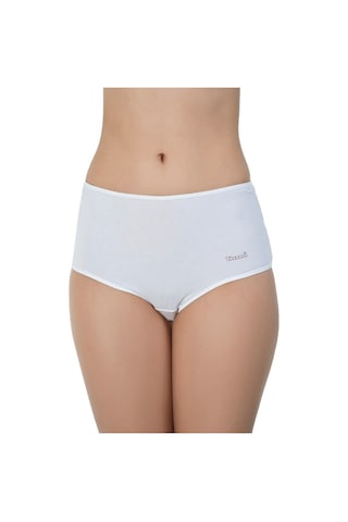 Kom Basic Maxi Kadın Pamuklu Yüksek Bel Külot 2Li Paket