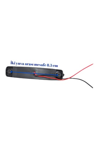 1 Adet Mavi Parmak Lamba 6 Led 12v 24v
