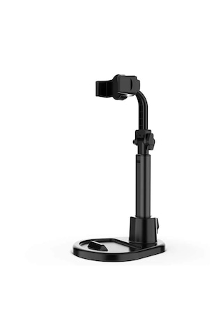 Microcase Zr895 Yükseklik Ayarlı Ayarlanabilir Teleskopik Masaüstü Telefon Tutucu - Al5068 Siyah